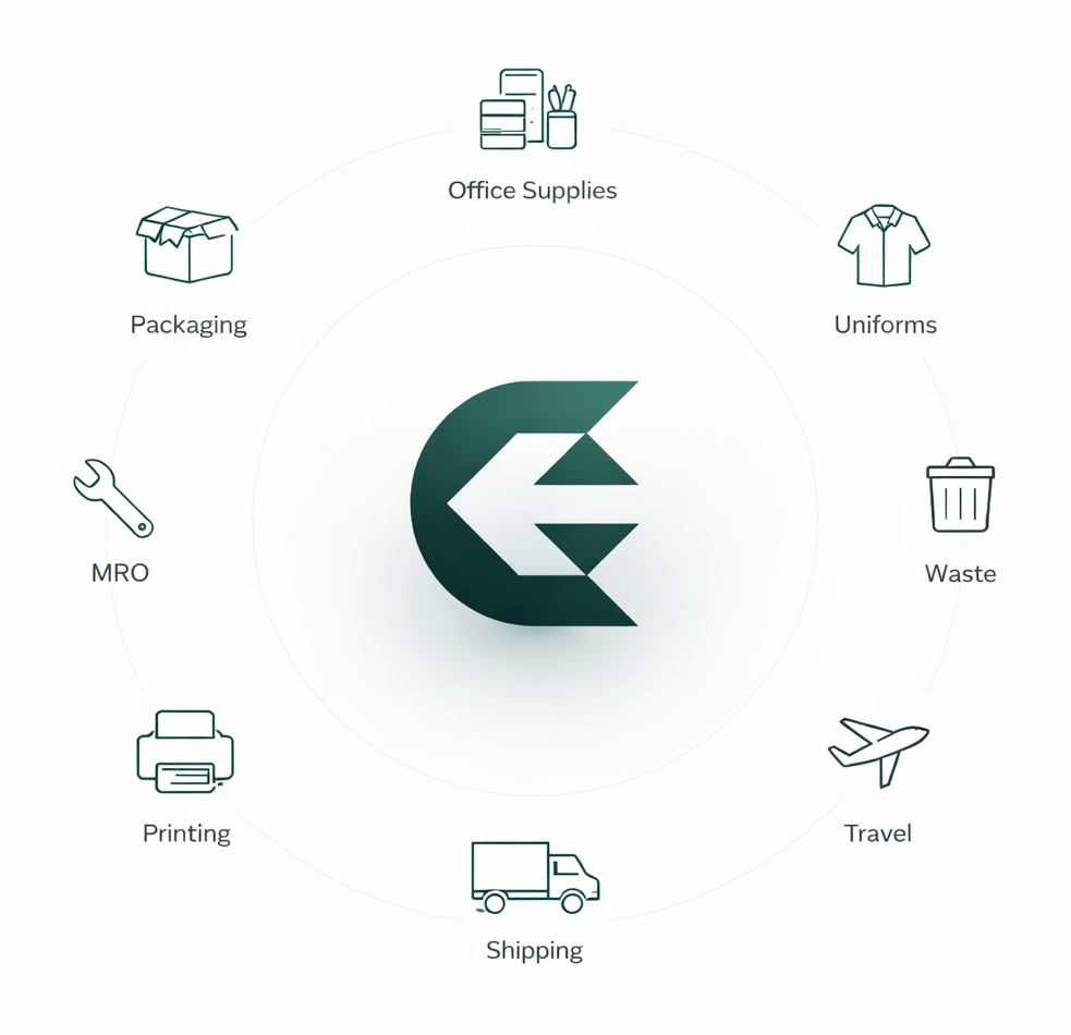 CostSavings brandmark with business services